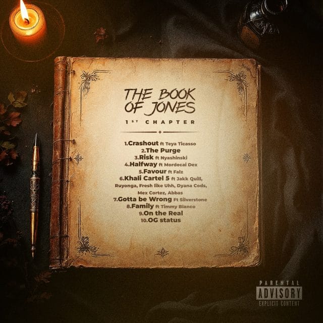 ALBUM Khaligraph Jones – The Book Of Jones 1st Chapter Tracklist Artwork Cover Mp3 Download Side Makini Blog ALBUM Khaligraph Jones – The Book Of Jones 1st Chapter Tracklist Artwork Cover Mp3 Download Side Makini Blog