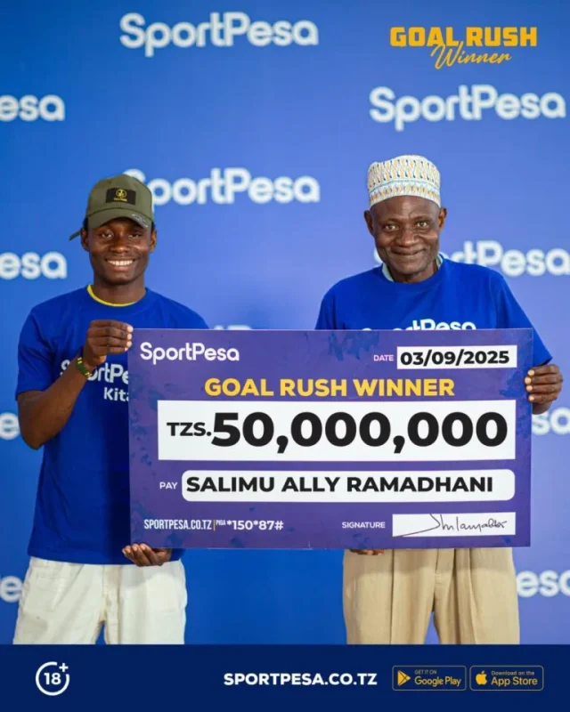 SportPesa Goal Rush Rewards Tanzanian Players Every Week SportPesa Goal Rush Rewards Tanzanian Players Every Week