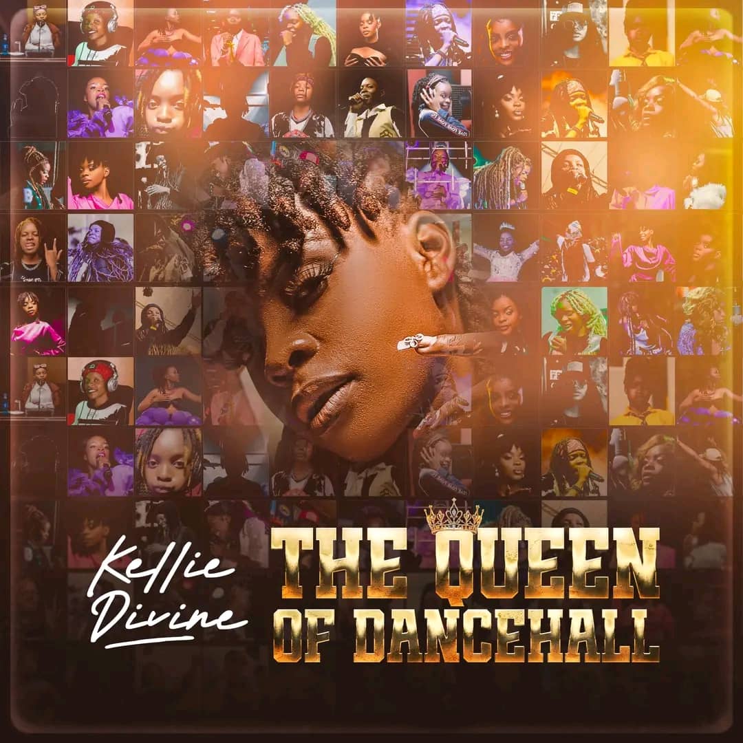ALBUM Kellie Divine – The Queen of Dancehall Official Album Artwork Cover Mp3 Download Side Makini Blog